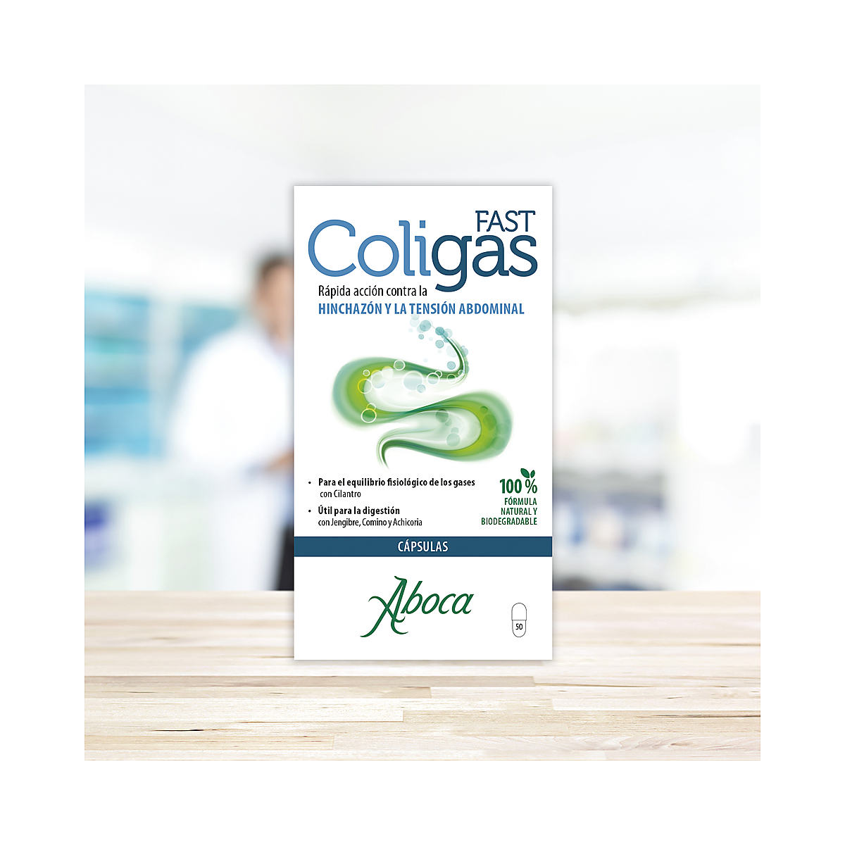 ColiGas Fast 50 Cápsulas
