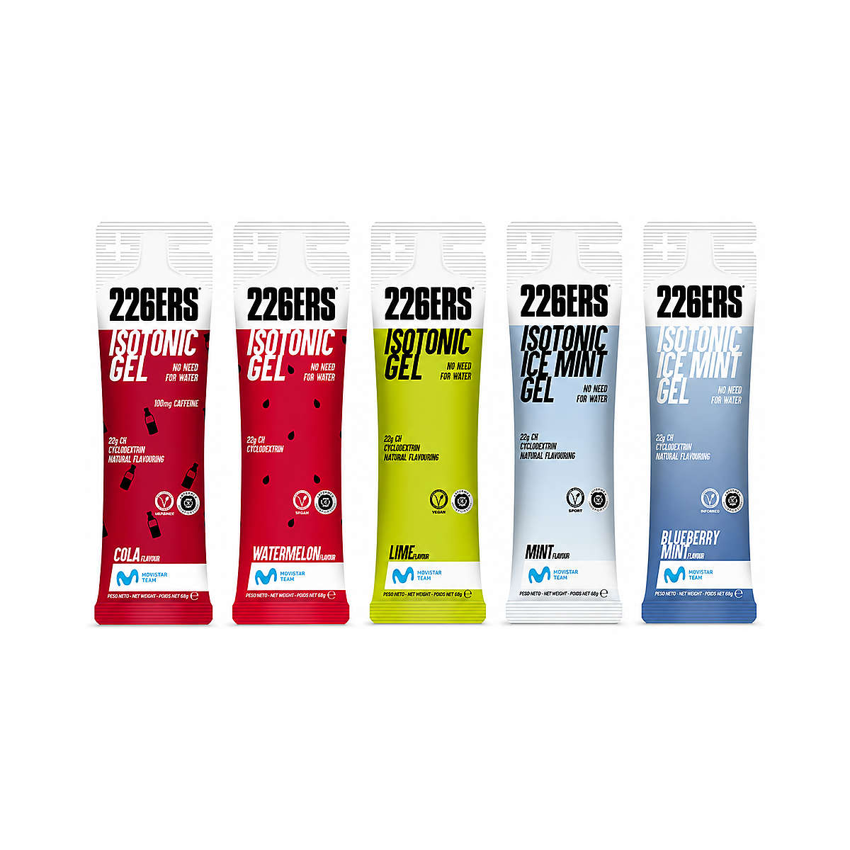 Pack 4 Gel isotónico 226ERS